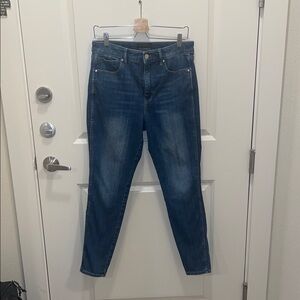 White House Black Market Dark Blue Skinny Jeans